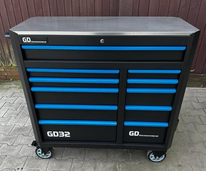 Nieuwe gevulde gereedschapswagen, Ophalen, Gevuld, Nieuw