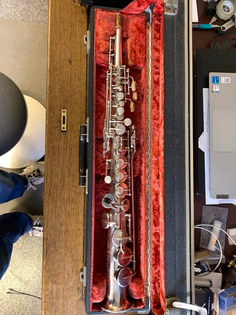 Selmer Mark VI Sopraansaxofoon met koffer, Muziek en Instrumenten, Blaasinstrumenten | Saxofoons, Gebruikt, Sopraan, Met koffer