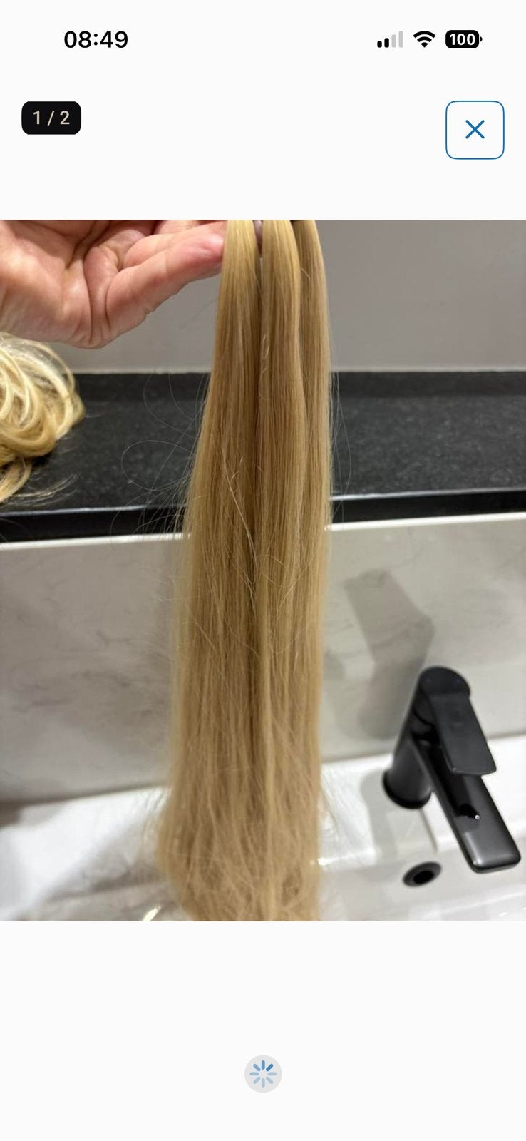 Extensions, Ophalen of Verzenden, Zo goed als nieuw, Pruik of Haarverlenging