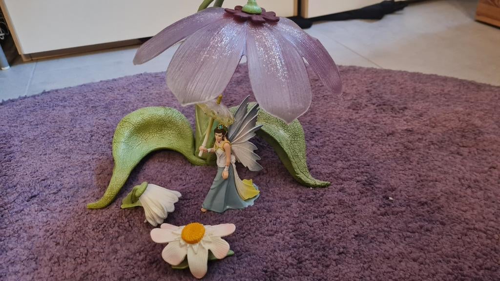 Schleich Bayala Elf met Bloem en Bloemen, Ophalen of Verzenden
