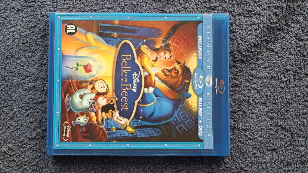 Belle en het Beest "Blu Ray", Cd's en Dvd's, Ophalen of Verzenden, Zo goed als nieuw, Tekenfilms en Animatie