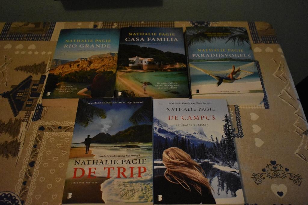 7 boeken van Nathalie Pagie, € 3,00 per stuk, Ophalen of Verzenden, Zo goed als nieuw, Nathalie Pagie