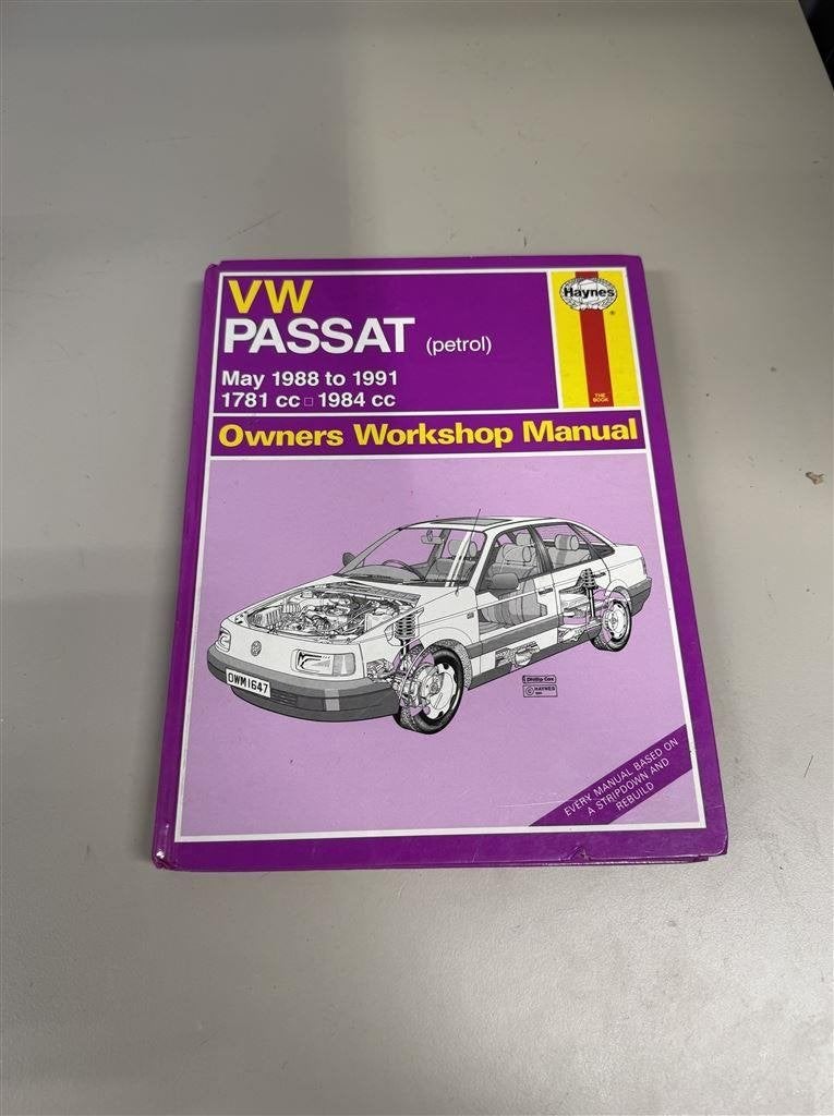 VW Passat - 1988 - 1991 Owners workshop manual, Ophalen of Verzenden