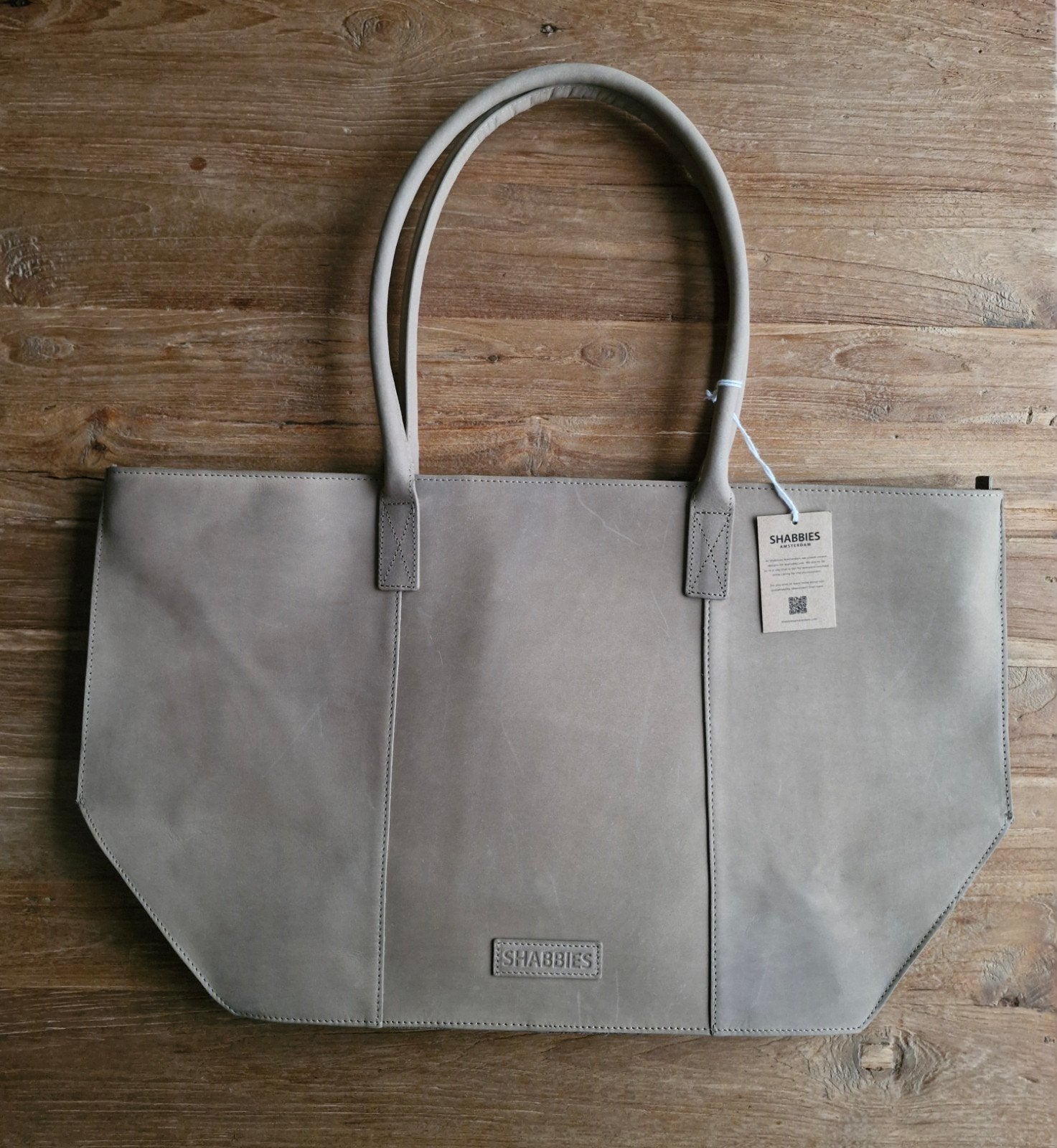 Shabbies Claire schoudertas / tas kleur light taupe, Ophalen of Verzenden, Nieuw, Bruin, Shopper