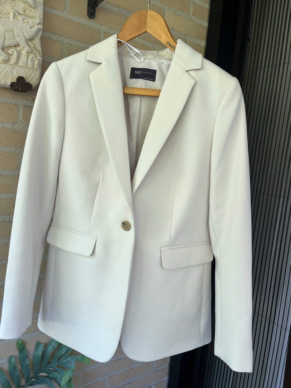 Nieuwe ivoorkleurige blazer, maat 36, nooit gedragen, Kleding | Dames, Jasjes, Kostuums en Pakken, Beige, Nieuw, Ophalen of Verzenden
