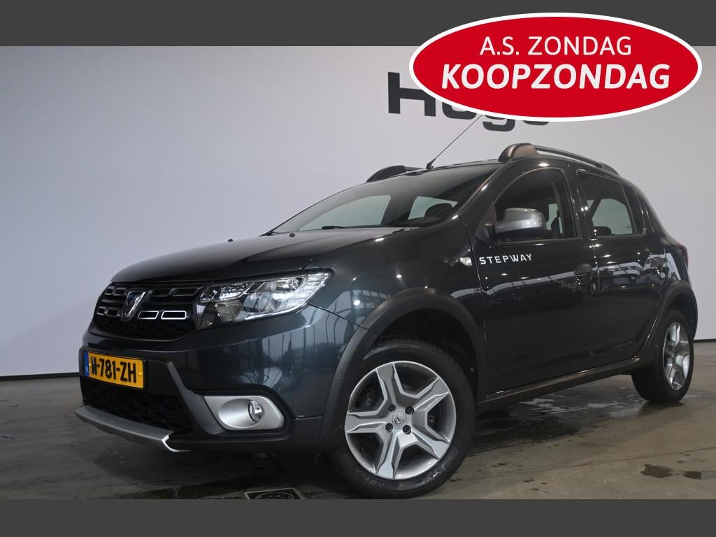 Dacia Sandero 0.9 TCe Stepway Tech Road Airco Navigatie Trek, 898 cc, Stof, Met garantie (alle), Bedrijf