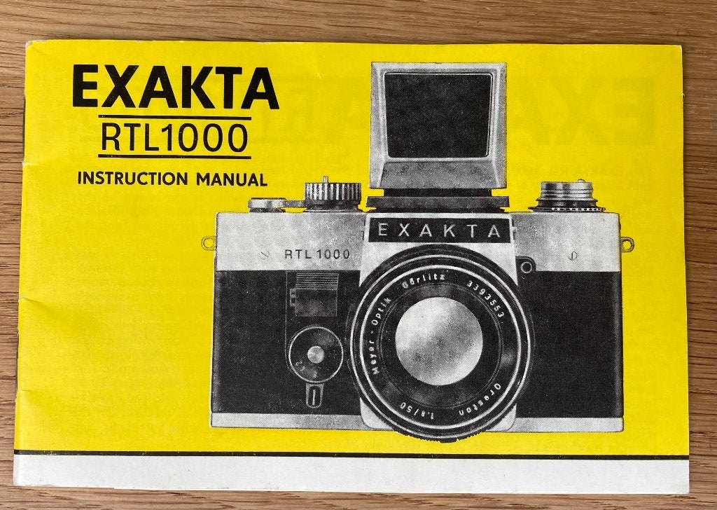 Exakta RTL1000 spiegelreflex, Audio, Tv en Foto, Fotocamera's Analoog, Ophalen, Gebruikt, Spiegelreflex, Overige Merken