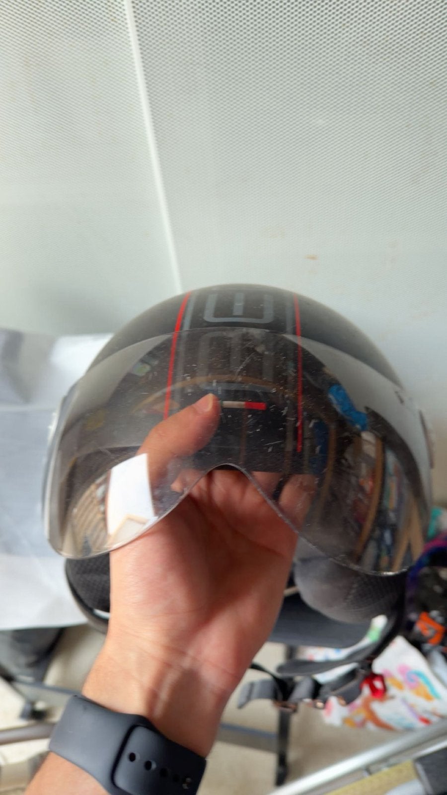 Scooter helm - BEON DESIGN - Maat M (57-58), Ophalen of Verzenden, Gebruikt, Medium