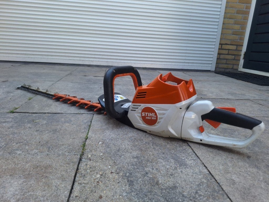 Stihl HSA 100 accu heggenschaar, Ophalen of Verzenden, Gebruikt, Accu, Stihl