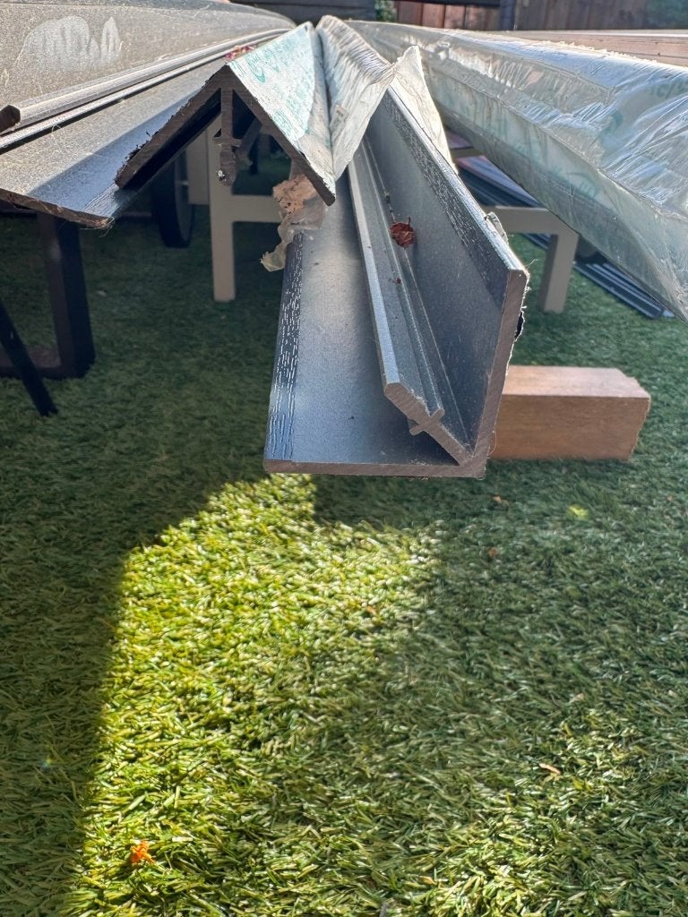 Uitwendig rechthoekprofiel 46x46 mm, Doe-het-zelf en Verbouw, Platen en Panelen, Ophalen, Nieuw, Overige materialen, Minder dan 20 mm