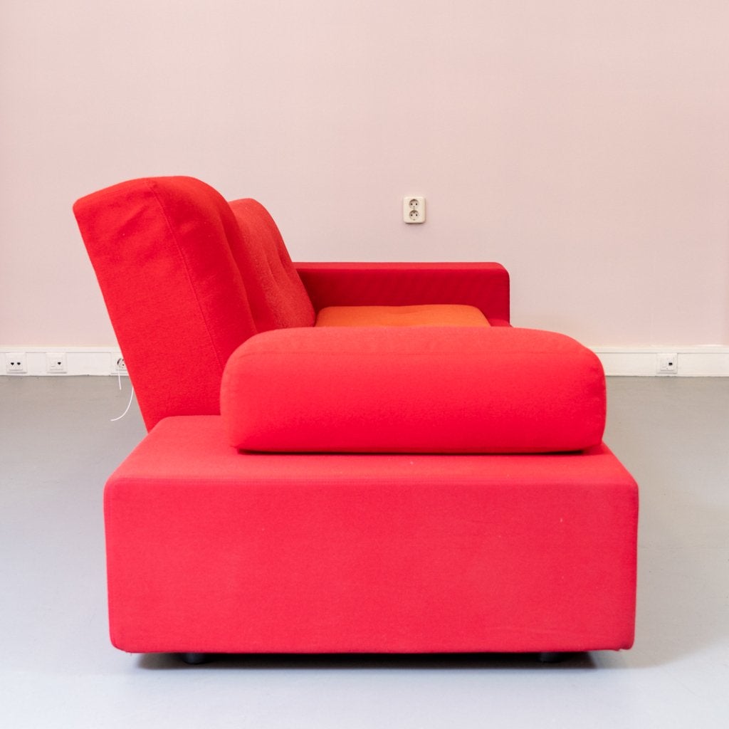 1 Vitra Hella Jongerius Poldersofa Rood mix Xs 227cm, Huis en Inrichting, Niet ingevuld, 250 tot 300 cm, Niet ingevuld, Nieuw