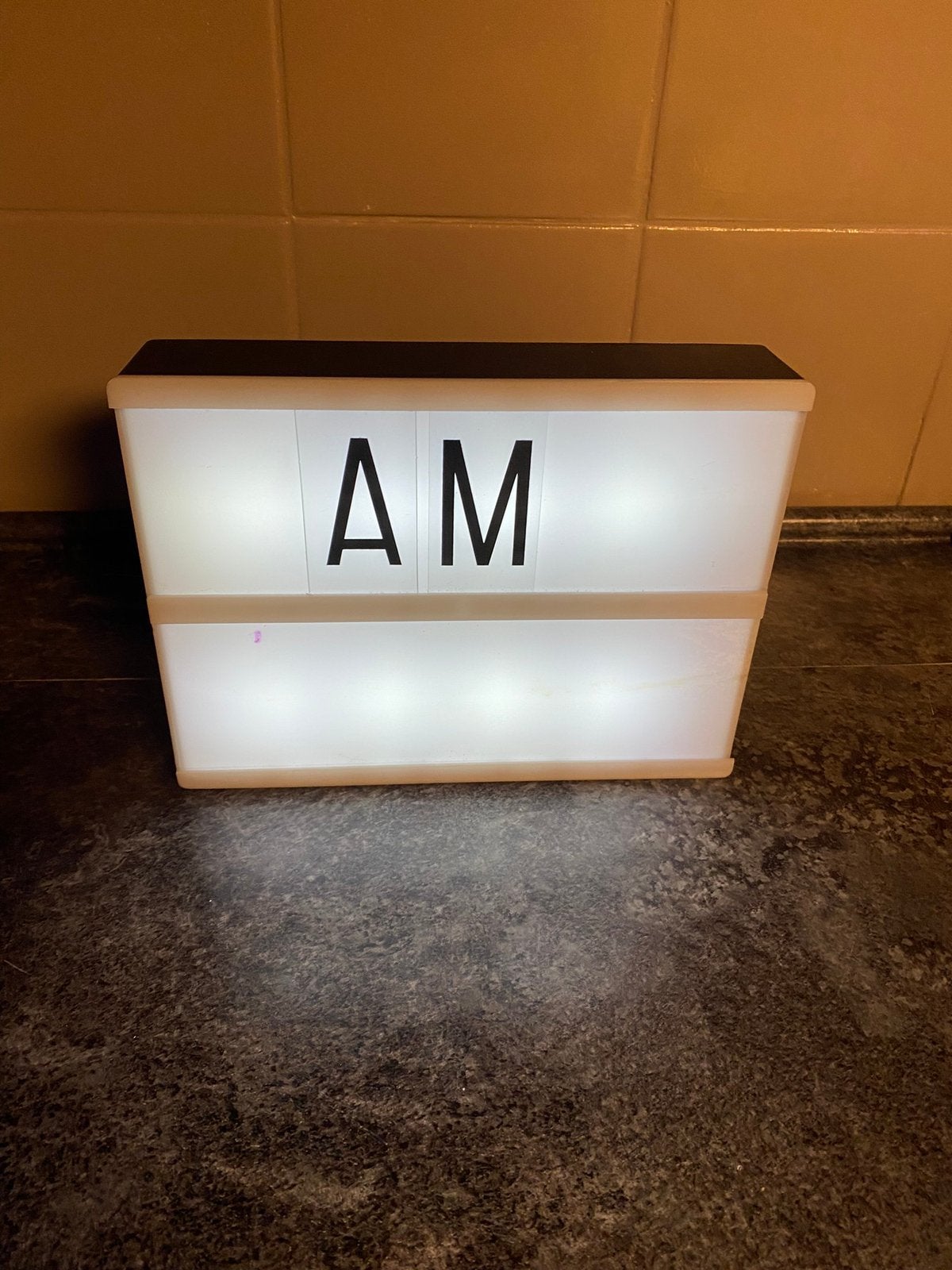 Licht box, Huis en Inrichting, Tekstbord, Ophalen of Verzenden, Zo goed als nieuw