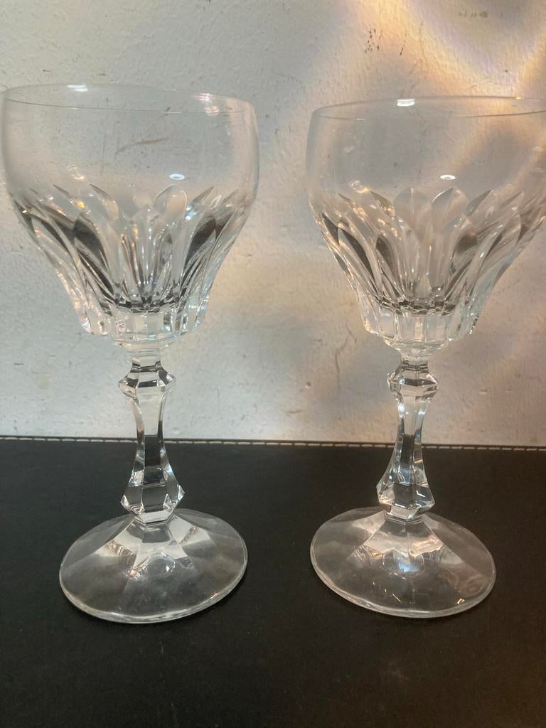 2 Vintage SchottZwiesel Klein Wijn/Portglazen Model Almeria, Ophalen of Verzenden