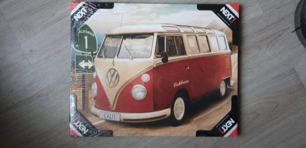 next Decopaneel VW volkswagen bus t1 schilderij california, Ophalen, Nieuw, Minder dan 50 cm, Schilderij