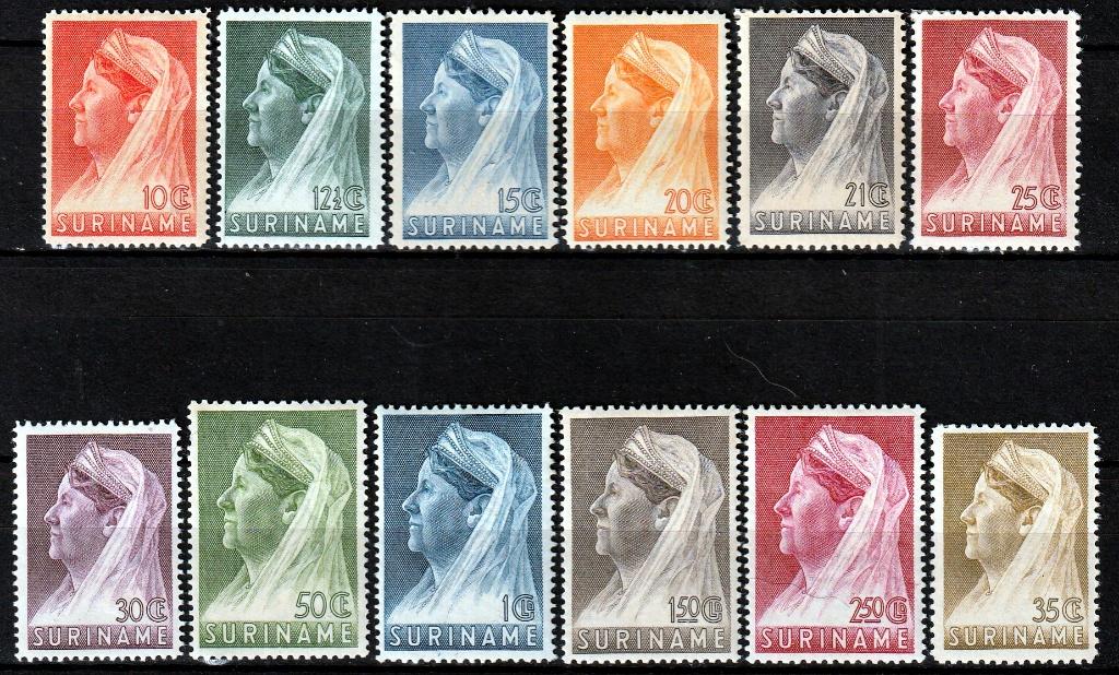 Suriname NVPH 167/78 ongebruikt, Postzegels en Munten, Postzegels | Suriname, Ophalen of Verzenden, Postfris