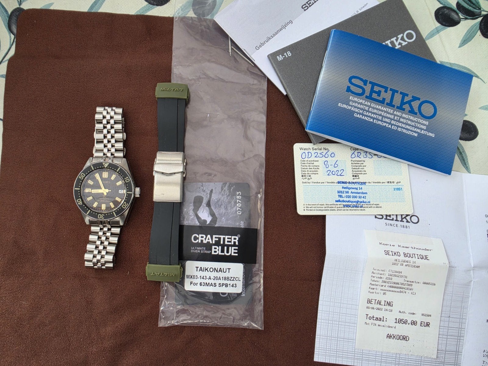 full set seiko spb147j1, Ophalen of Verzenden, Seiko