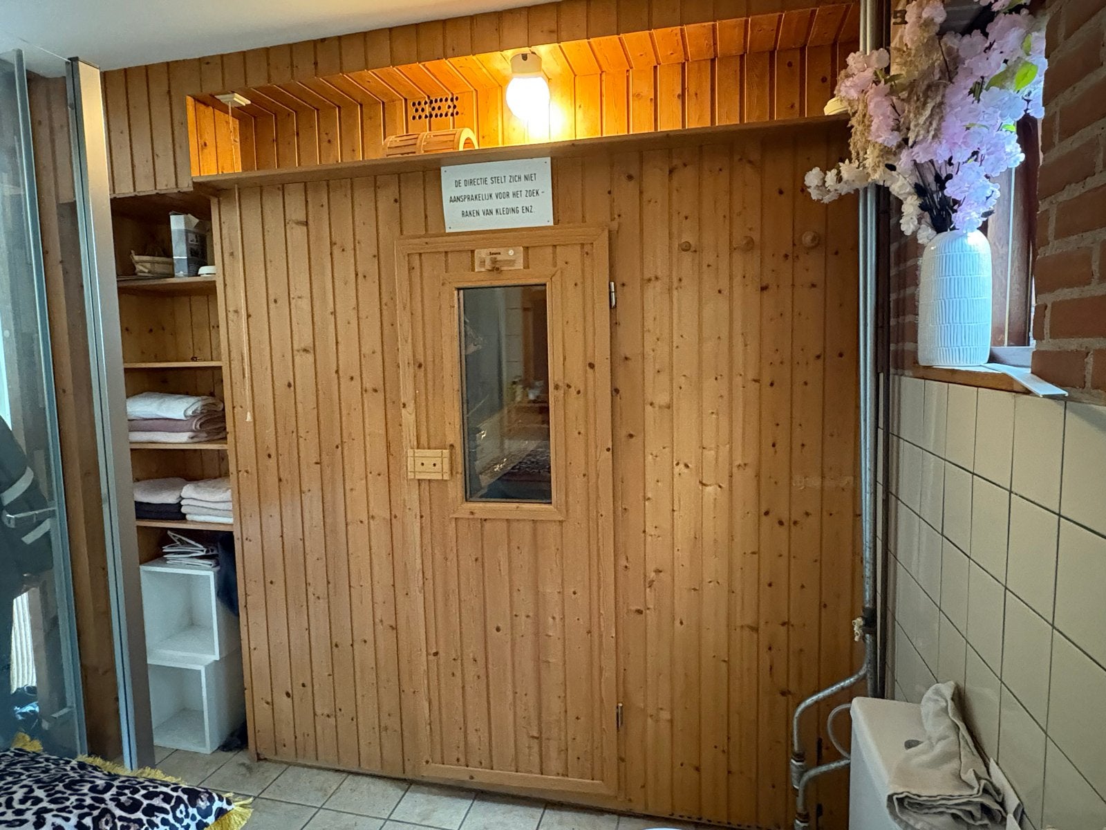 Sauna - Werkend, zelf demonteren en ophalen, Ophalen, Gebruikt, Fins of Traditioneel, Complete sauna