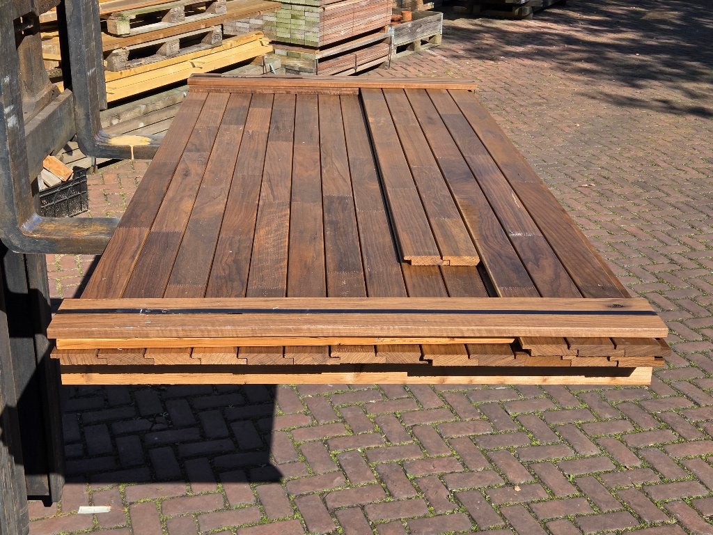 2.9 m2 channelsiding rabat - nr: HP132, Tuin en Terras, Ophalen, Planken, Nieuw, Hardhout