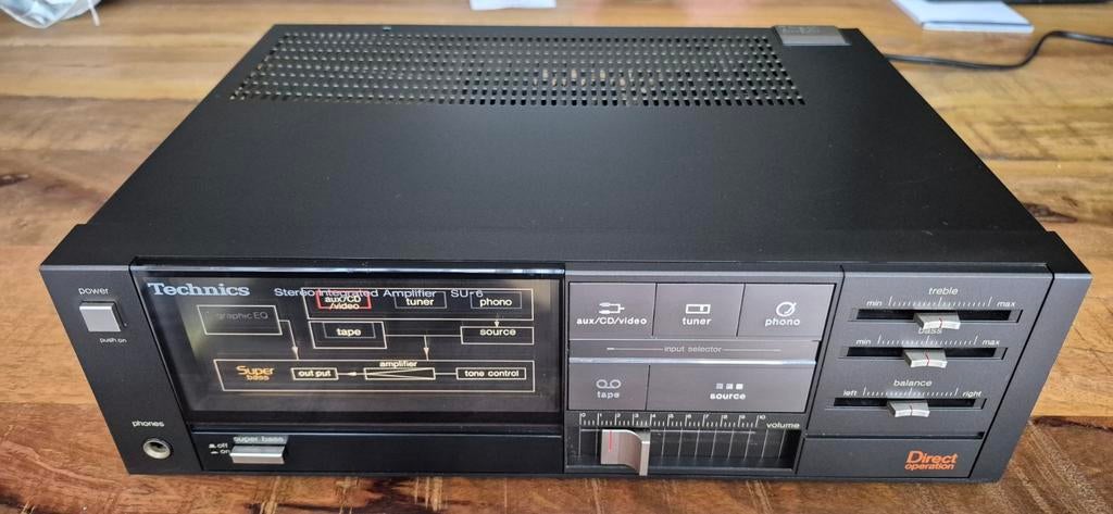 Technics SU-6 Stereo Integrated Amplifier, Ophalen of Verzenden, Zo goed als nieuw, Overige merken, Losse componenten