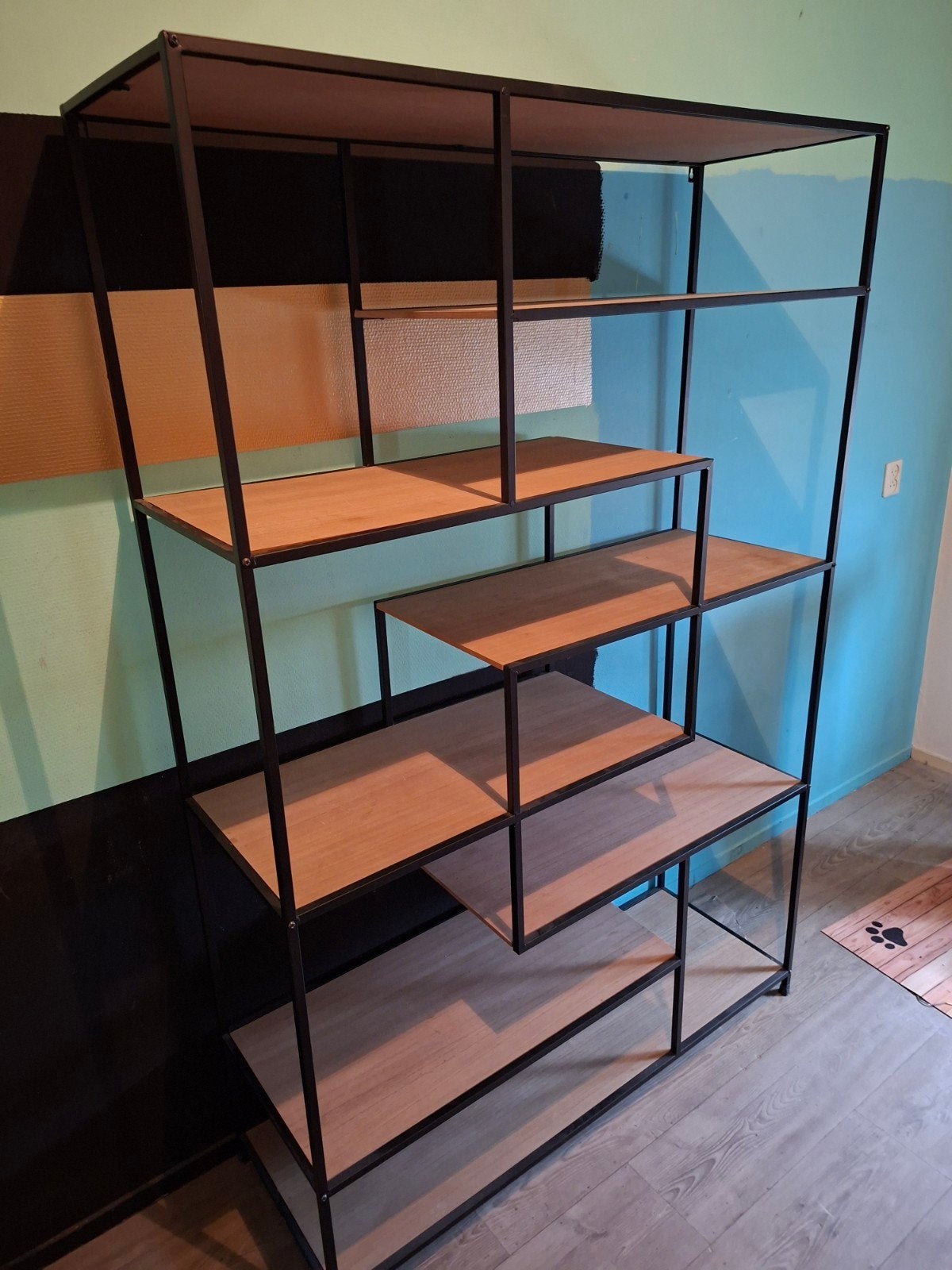 Mooie vakkenkast/stellingkast - 180x120x40 cm, Met plank(en), Gebruikt, 100 tot 150 cm, 150 tot 200 cm