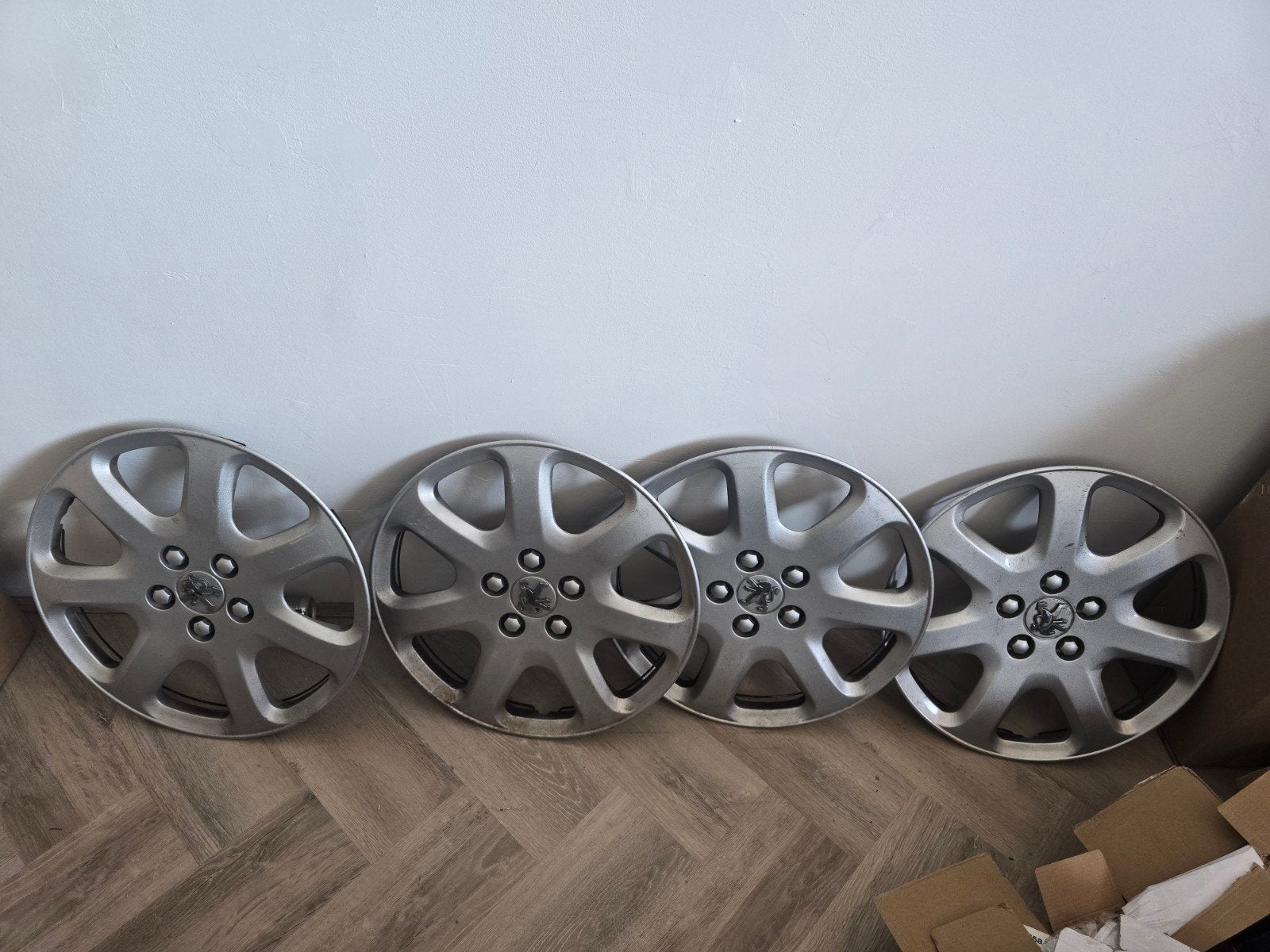 Wieldoppen Peugeot 407, Auto diversen, Wieldoppen, Ophalen of Verzenden, Gebruikt