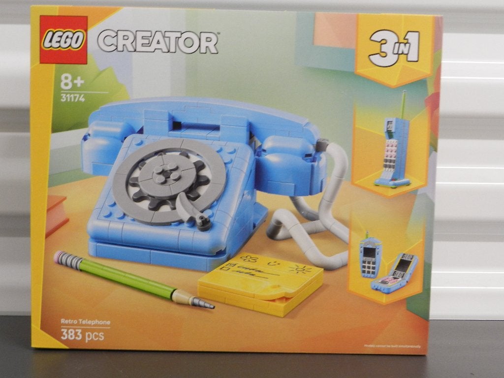 LEGO CREATOR 3 in 1 Retro telefoon (31174), Kinderen en Baby's, Lego, Accessoire, Nieuw, Ophalen of Verzenden