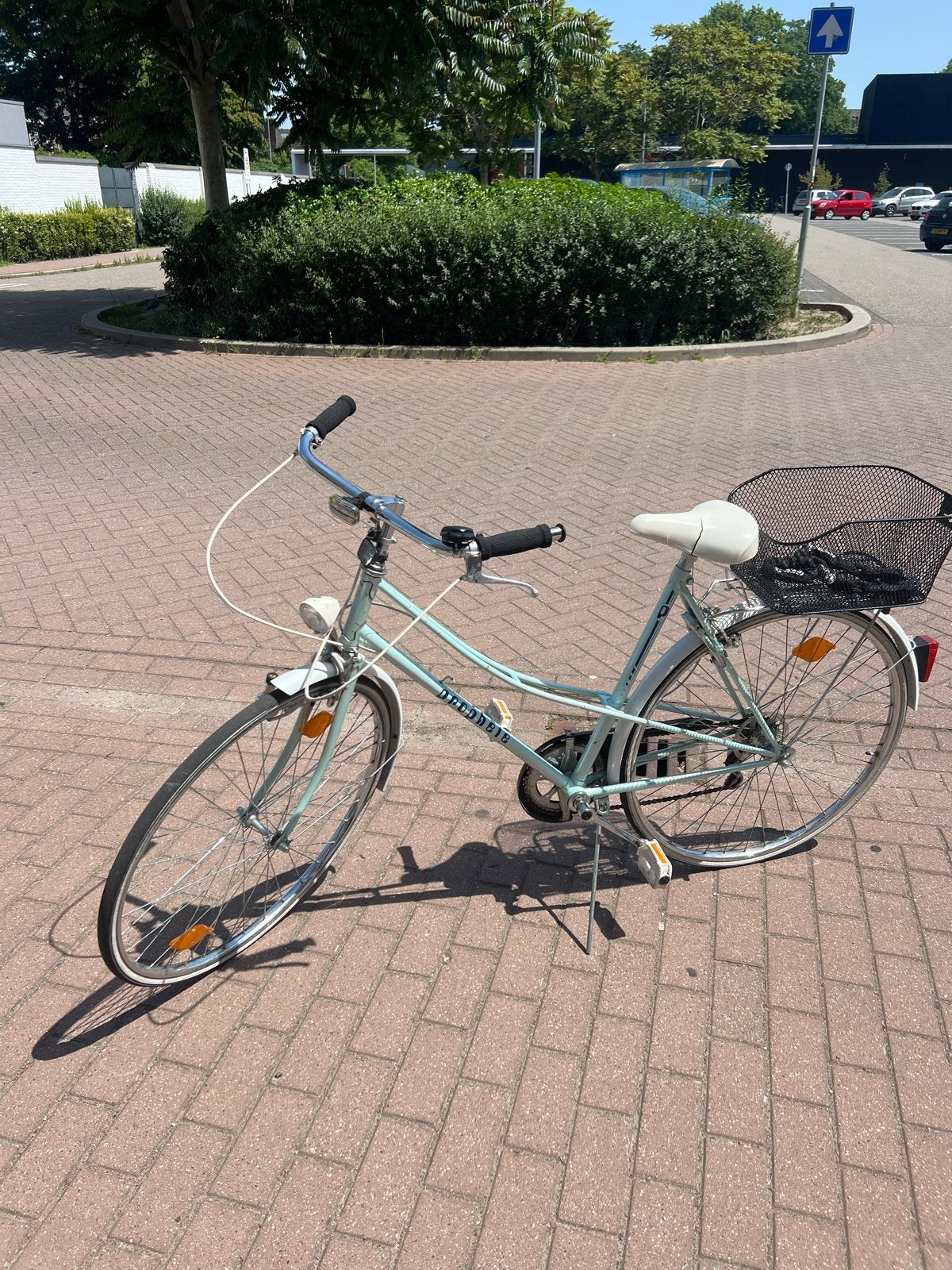Fiets met mand - Ideaal voor boodschappen of dagelijks gebru, Gebruikt, Velgrem, 50 tot 53 cm, Ophalen