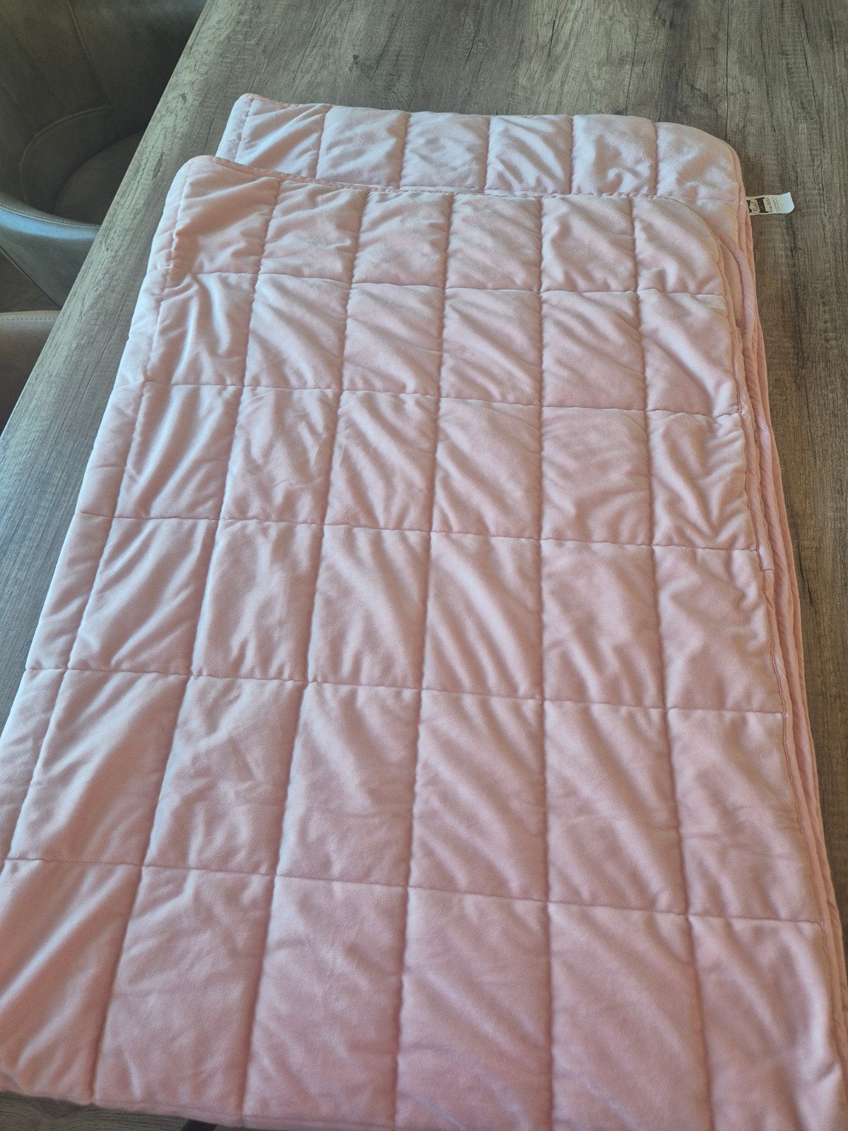 Roze verzwaringsdeken 5 kg - 135x200 cm - Rest Easy, Ophalen of Verzenden, Eenpersoons, Deken of Dekbed