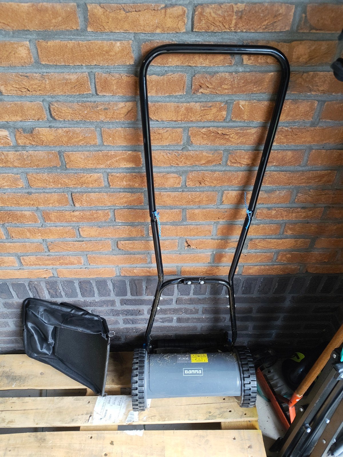 Handgrasmaaier Gamma HGM 30, Tuin en Terras, Grasmaaiers, Ophalen, Gebruikt, Handgrasmaaier, Opvangzak