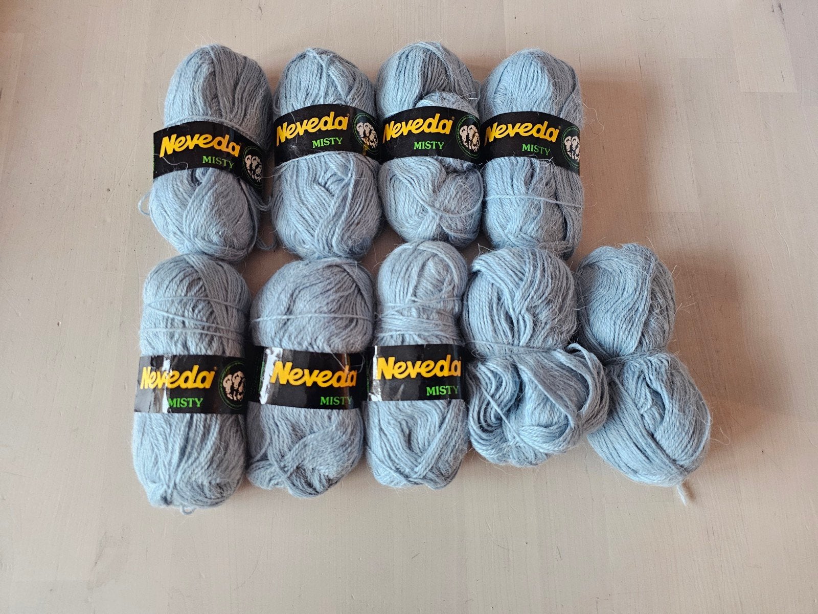 Leidsche wolspinnerij Neveda Misty, Verzenden, Zo goed als nieuw, Breien of Haken, Wol of Garen