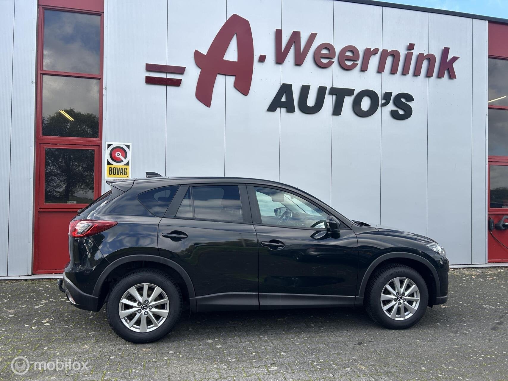 Mazda CX-5 2.0 TS+ Lease Pack 2WD Navi Trekhaaak, Auto's, Voorwielaandrijving, Euro 5, 4 cilinders, Zwart