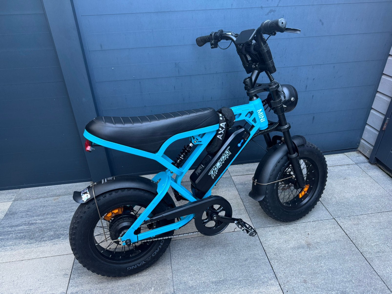 Fatbike V20 Pro Mini - Blauw met alarm gashendel 6 km, Fietsen en Brommers, Ophalen, Overige typen