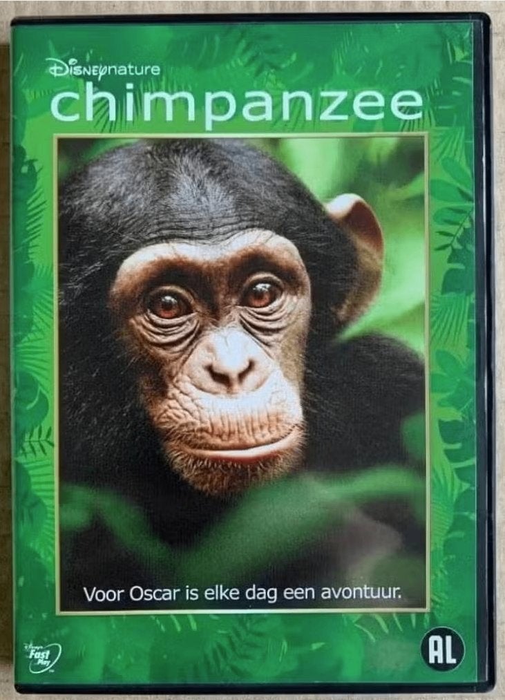 DVD Disney Nature Chimpanzee; ingesproken Carice van Houten, Alle leeftijden, Ophalen of Verzenden, Zo goed als nieuw, Natuur