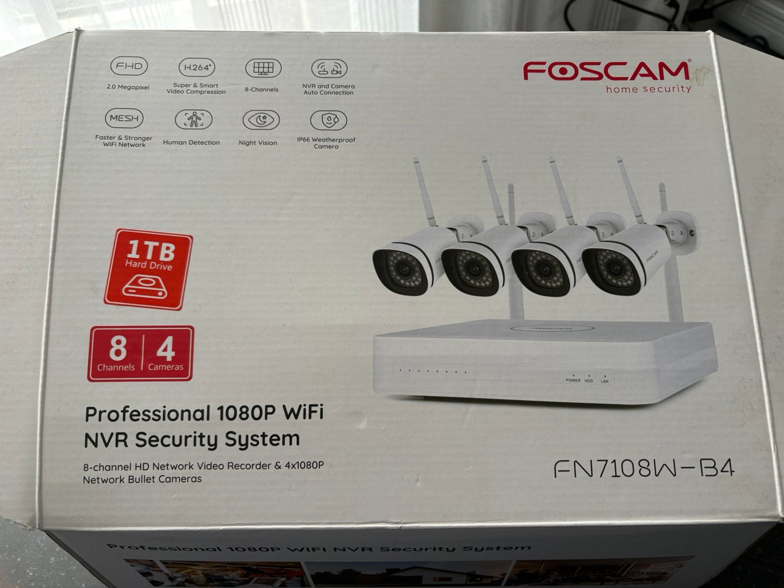 Foscam Beveiligingssysteem, Ophalen, Zo goed als nieuw