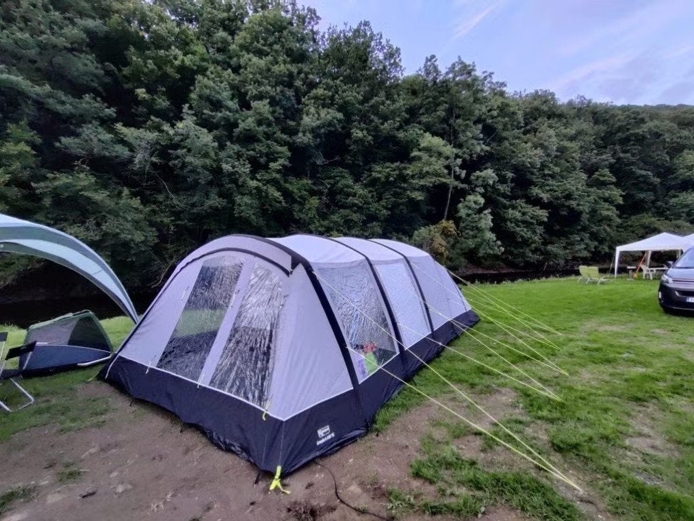 Croyd 6 Air TC | 6-persoons oppomptent | Air Tent, Caravans en Kamperen, Tenten, Ophalen, Zo goed als nieuw, Tot en met 6