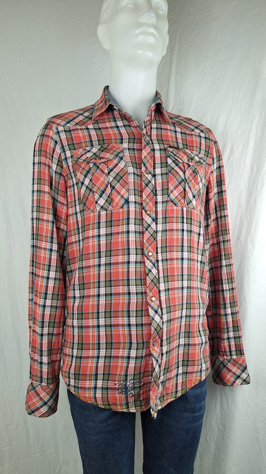 Nieuw staat - PME Legend heren blouse - maat L, Ophalen of Verzenden, Zo goed als nieuw, Pall Mall PME Legend, Halswijdte 41/42 (L)