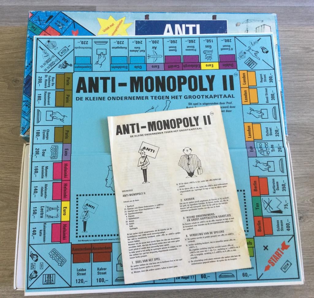 Anti Monopoly Spel 2, Hobby en Vrije tijd, Gezelschapsspellen | Bordspellen, Een of twee spelers, Ophalen of Verzenden, Gebruikt