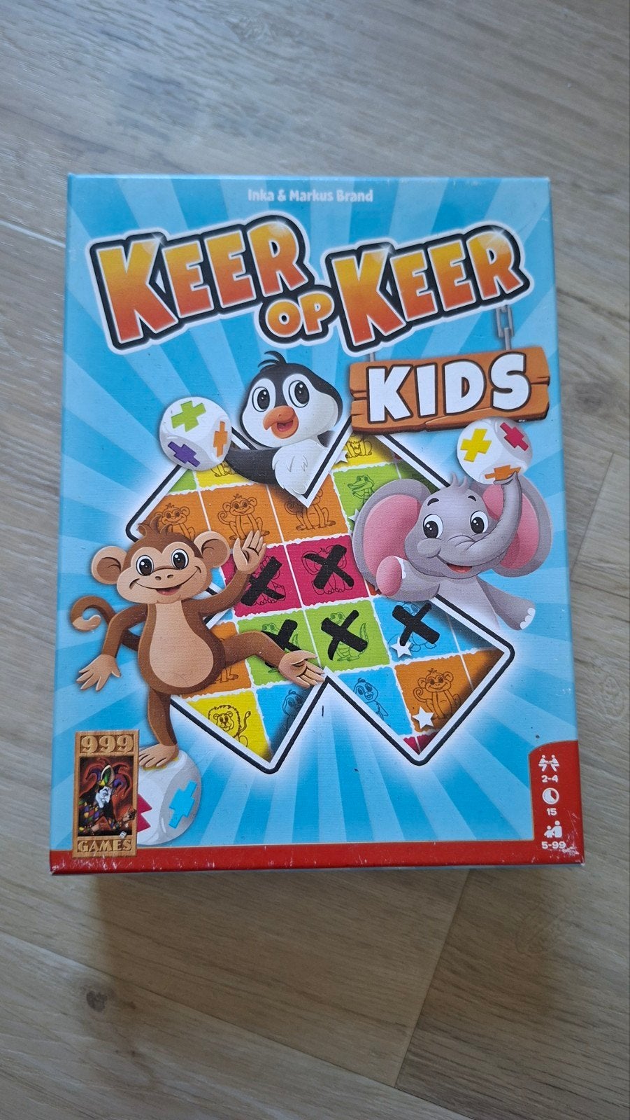 Keer op Keer Kids bordspel - Zo goed als nieuw, Drie of vier spelers, Ophalen of Verzenden, Zo goed als nieuw, 999 Games