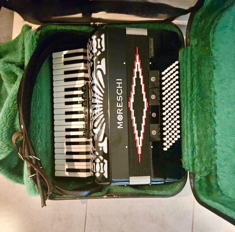 Accordeon Moreschi 96 bass, Ophalen, Gebruikt, 96-bas, Overige merken