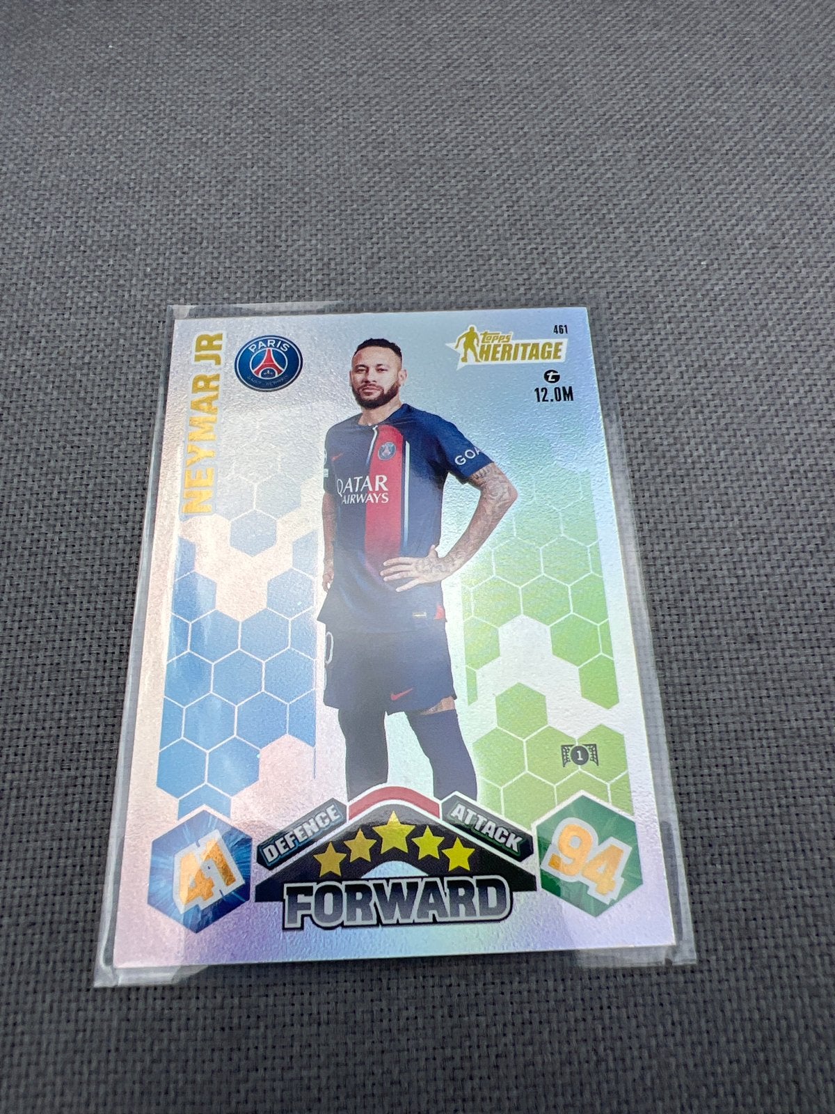 Neymar Jr. Topps Match Attax Champions League Kaart, Ophalen of Verzenden, Zo goed als nieuw, Buitenlandse clubs, Spelerskaart