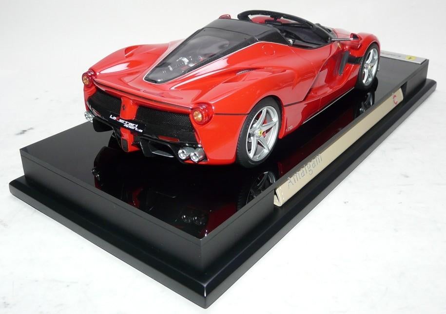 Ferrari LaFerrari Aperta Rood 1:18 van Amalgam, Hobby en Vrije tijd, Modelauto's | 1:18, Ophalen of Verzenden, Nieuw, Auto, Overige merken