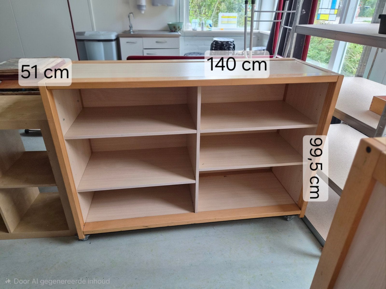 Diverse lage (school) kasten., Ophalen of Verzenden, Gebruikt