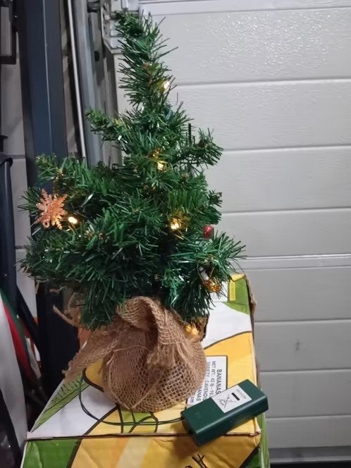 4 x Kerstboom hoogte 40 cm en 54 cm kerstmis, Diversen, Kerst, Gebruikt, Ophalen of Verzenden