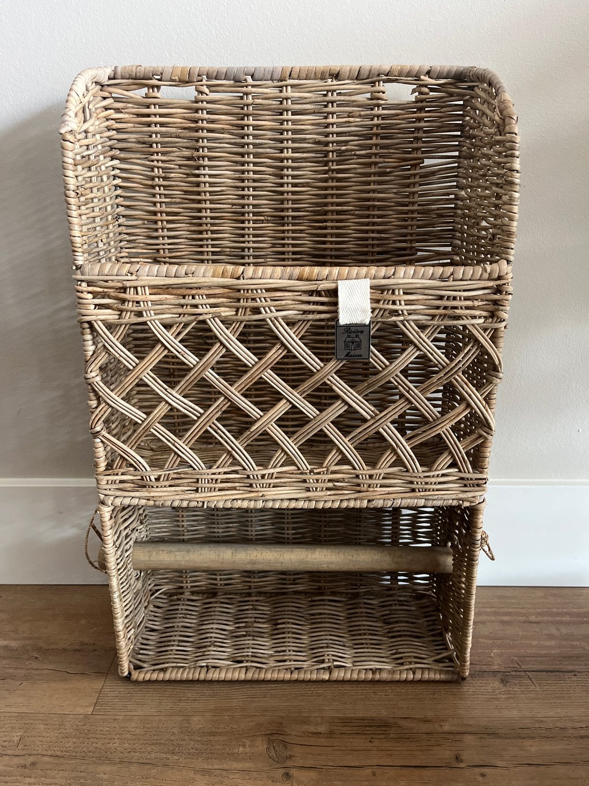 Rivièra Maison Keukenrek / Opbergrek Rotan, Ophalen of Verzenden, Natuurlijk materiaal, Bruin, Landelijk