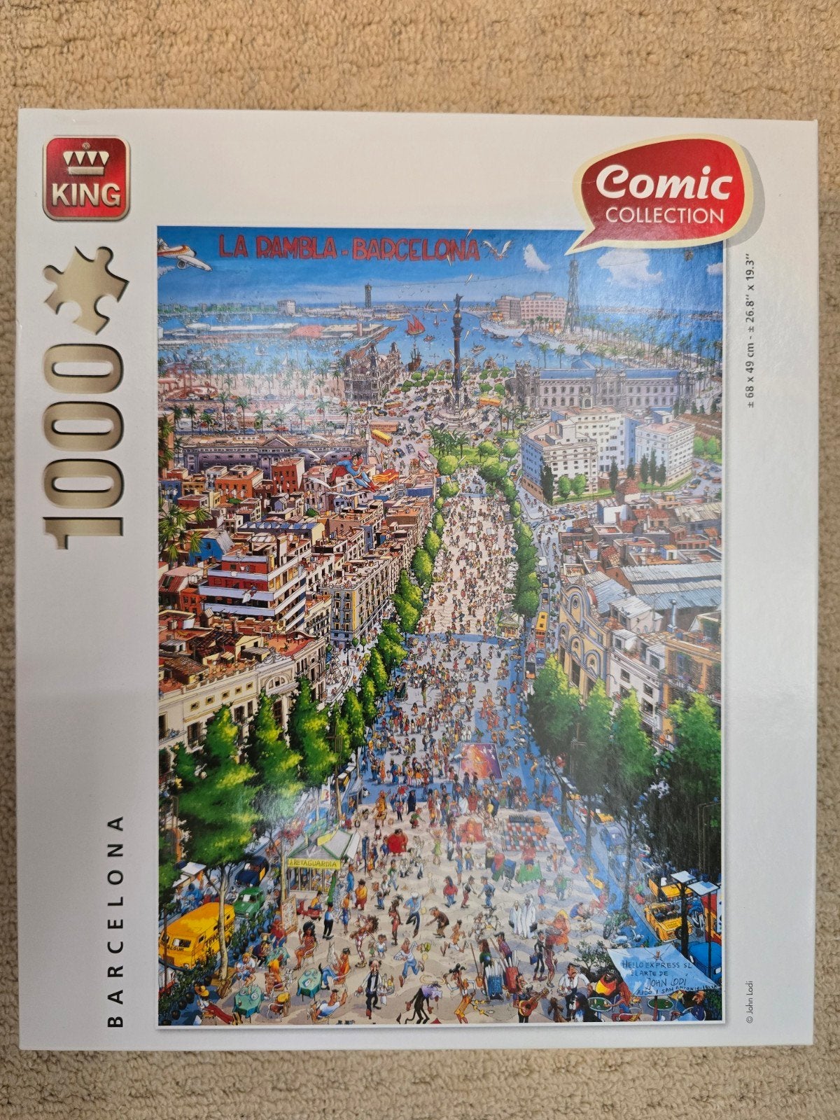 King Comic Collection Puzzel, Ophalen of Verzenden, 500 t/m 1500 stukjes, Zo goed als nieuw, Legpuzzel