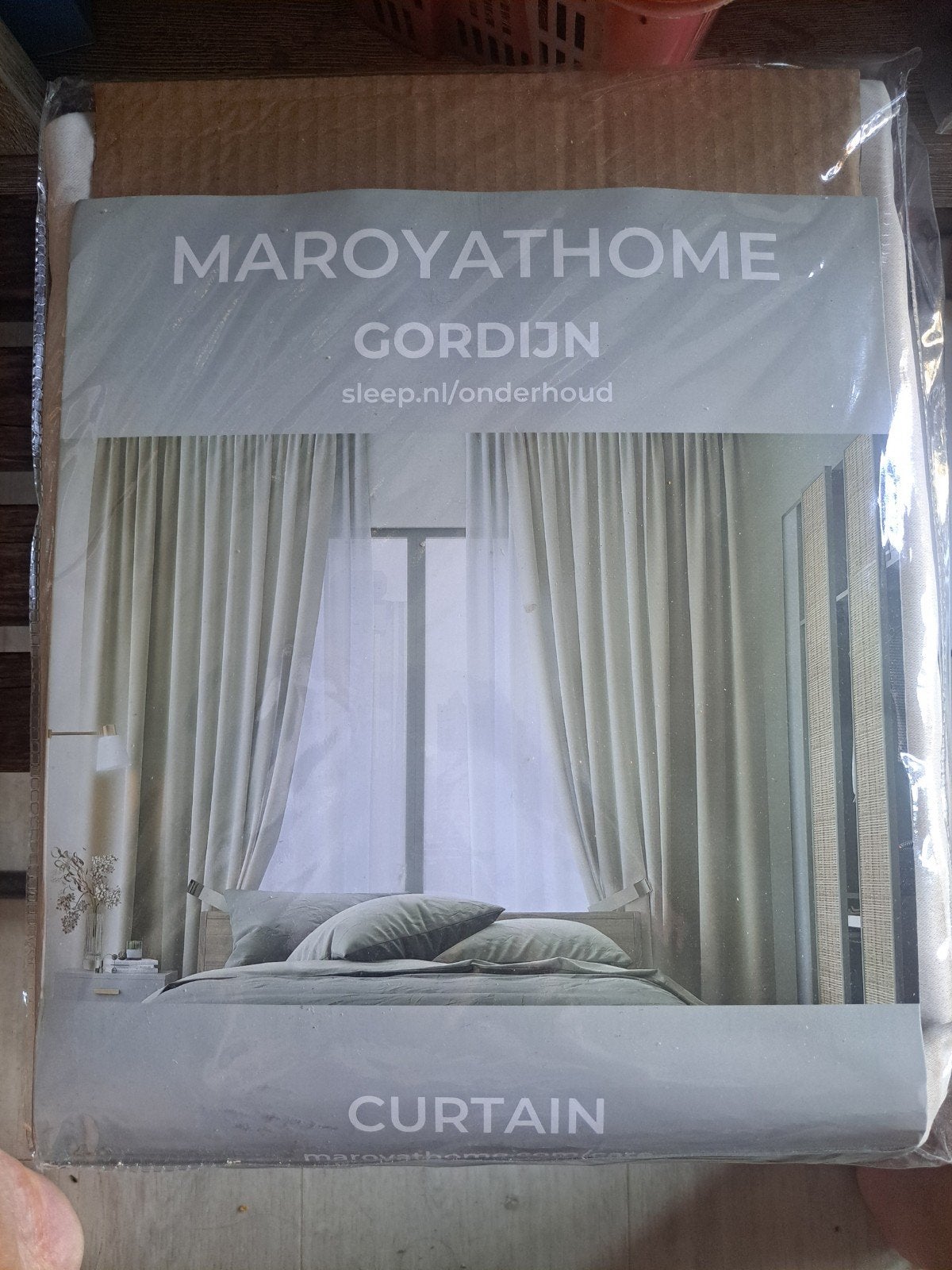 MAROYATHOME Gordijn Elsa Off White 150x250 cm Plooiband, Plooiafwerking, Overige merken, Nieuw, Ophalen of Verzenden