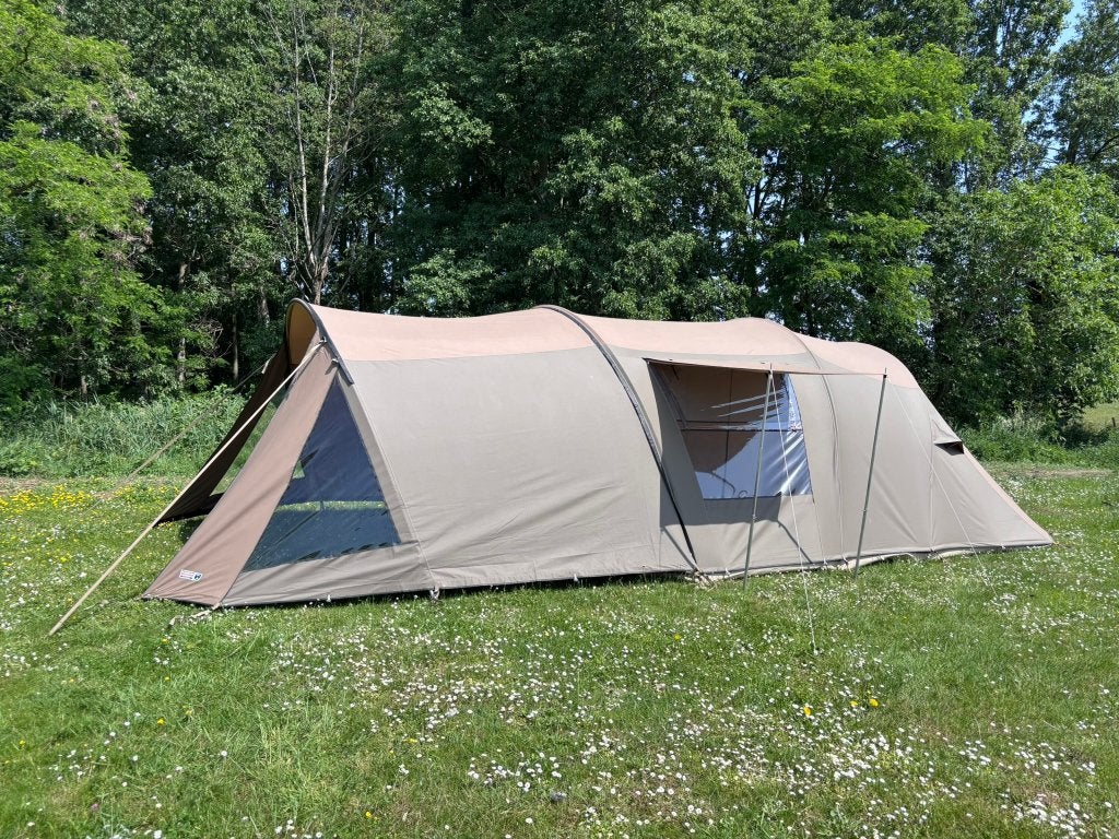 Falco Havik 4000 gezinstent, Caravans en Kamperen, Tenten, Ophalen, Gebruikt, Tot en met 5