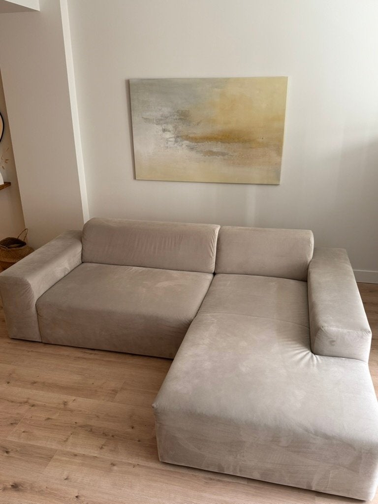 NADUVI Collection Corner Sofa Nina, Ophalen, Hoekbank, Zo goed als nieuw, 200 tot 250 cm