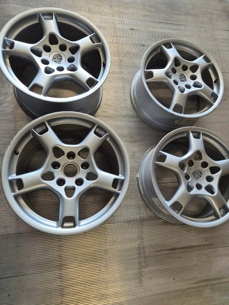 PORSCHE 997 LM velgen 19 inch, Gebruikt, Banden en Velgen, Personenwagen, Zomerbanden
