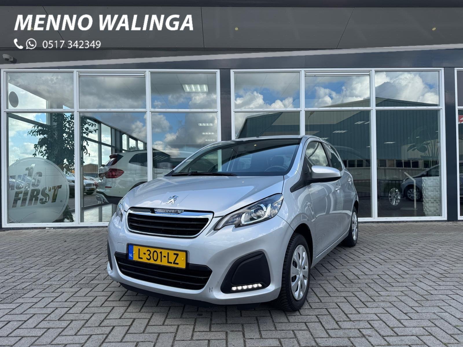 Peugeot 108 1.0 e-VTi Active|Airco|Bluetooth|Elek. Ramen|, Auto's, Voorwielaandrijving, Gebruikt, Euro 6, 4 stoelen